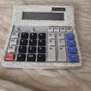 Rhinestone Calculator with AB Crystals